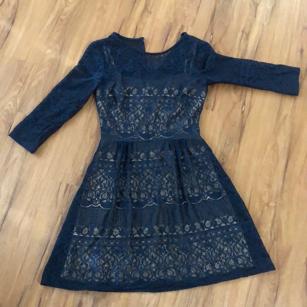 Blue dress